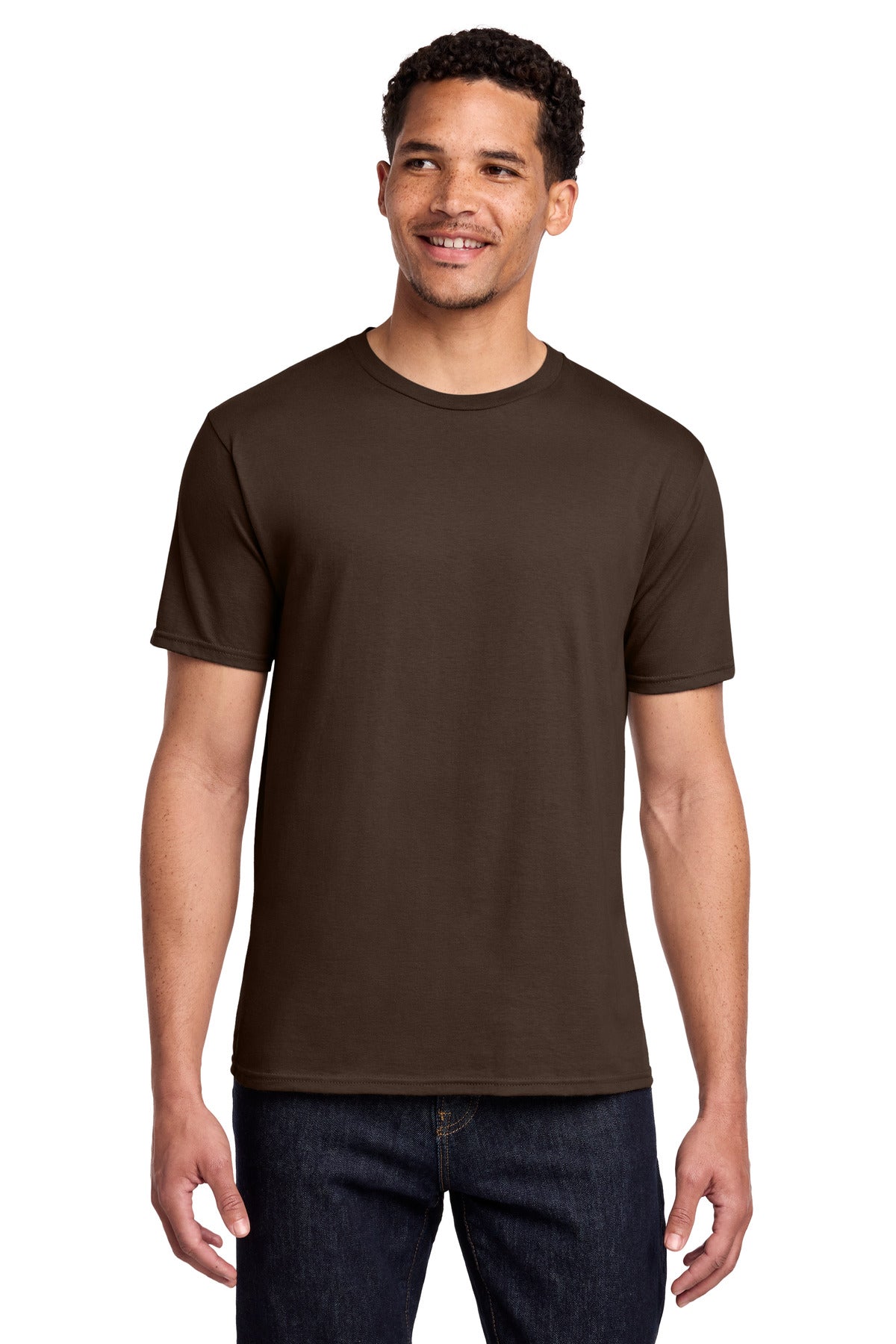 Port & Co Fan Favorite Tee. PC450 - Dark Chocolate Brown