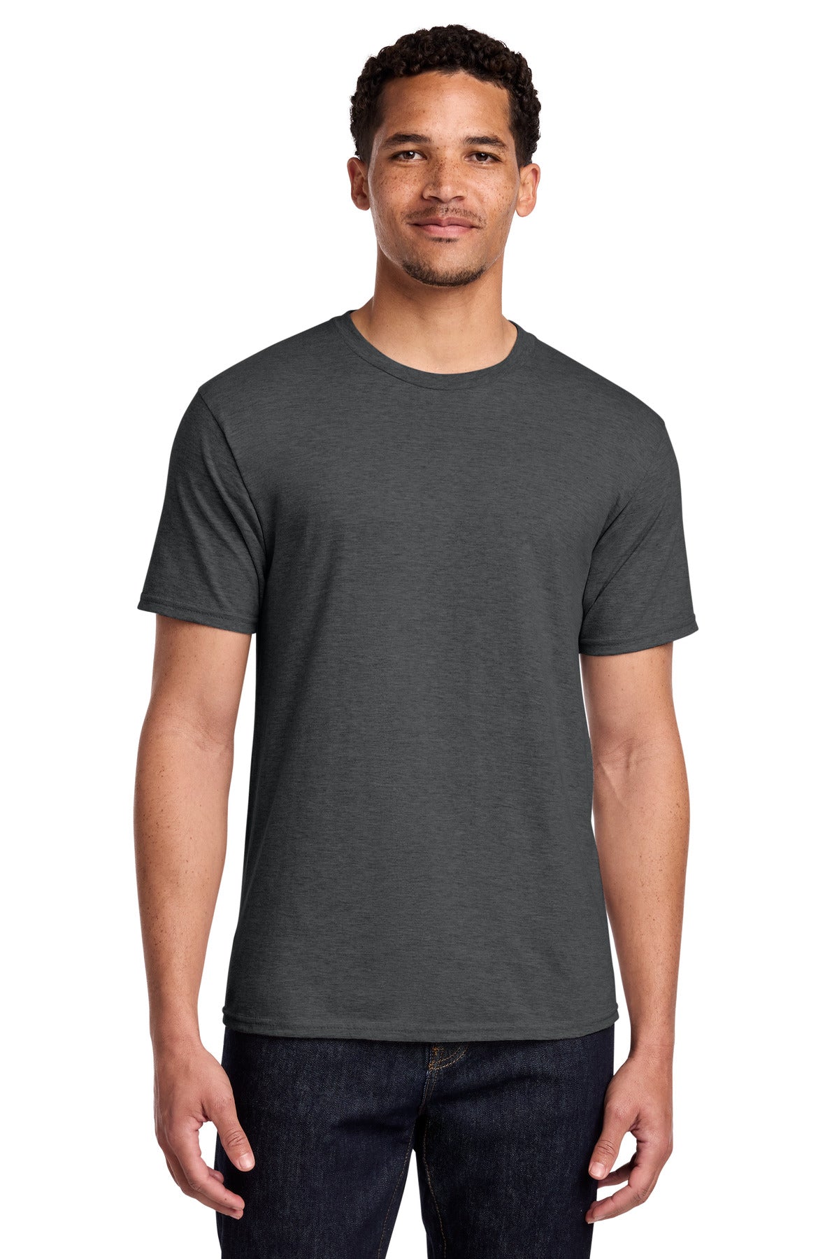 Port & Co Fan Favorite Tee. PC450 - Dark Heather Grey