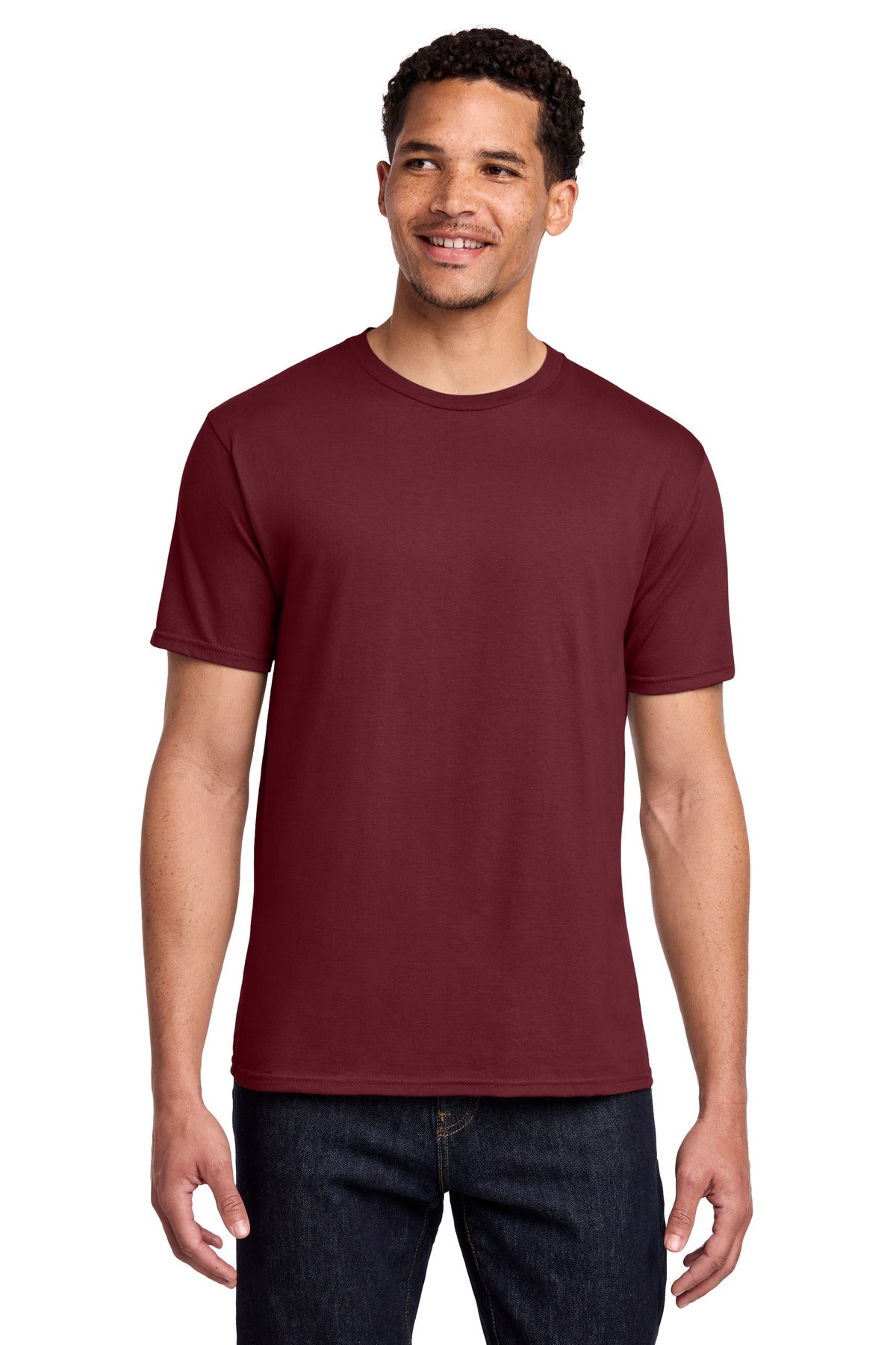 Port & Co Fan Favorite Tee. PC450 - Garnet