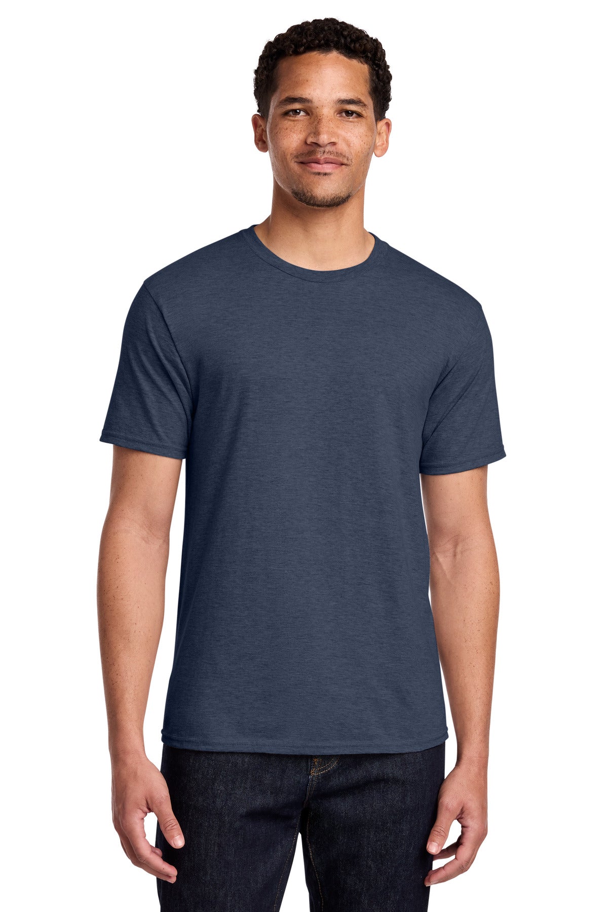 Port & Co Fan Favorite Tee. PC450 - Heather Navy