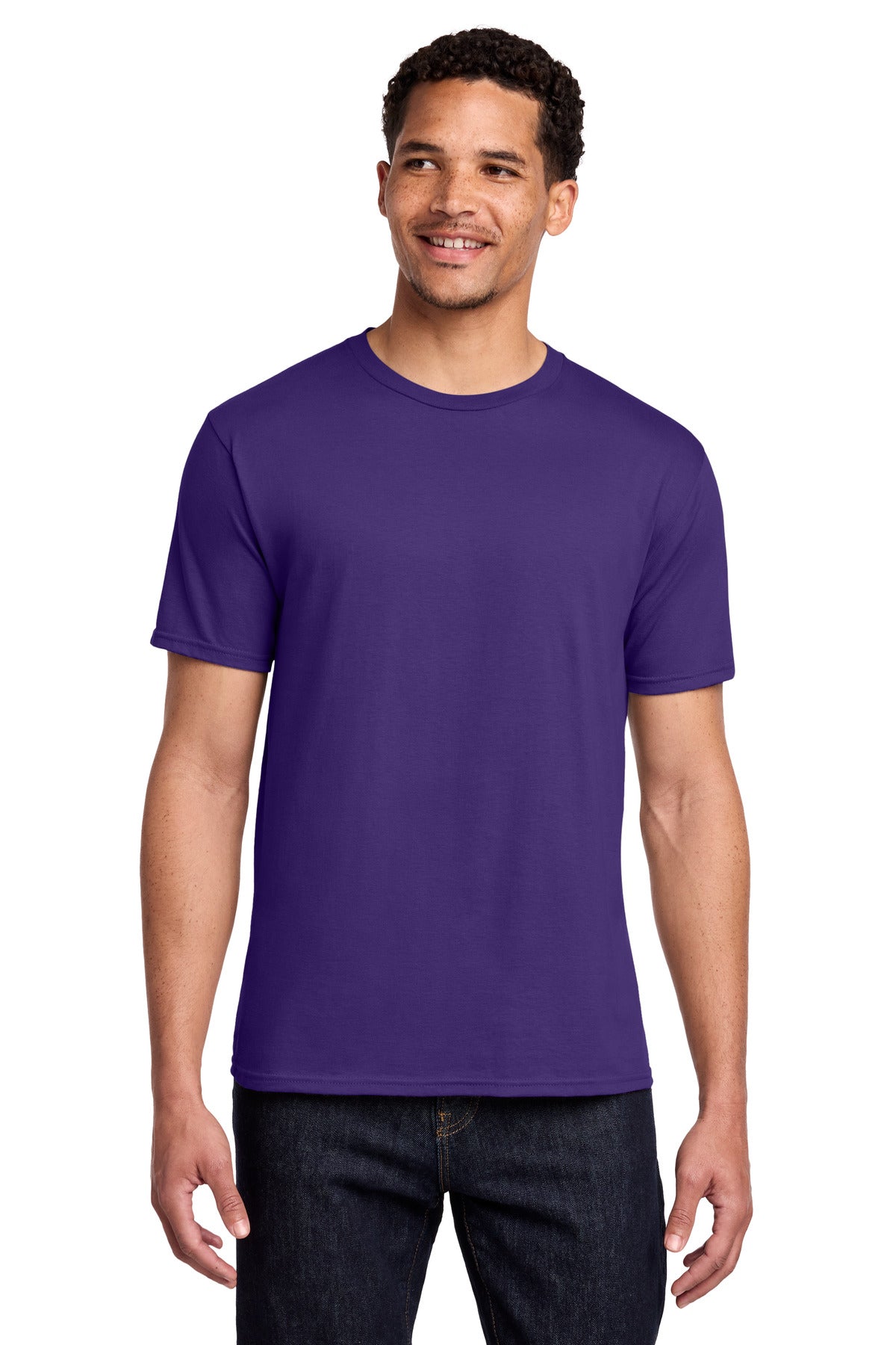 Port & Co Fan Favorite Tee. PC450 - Team Purple