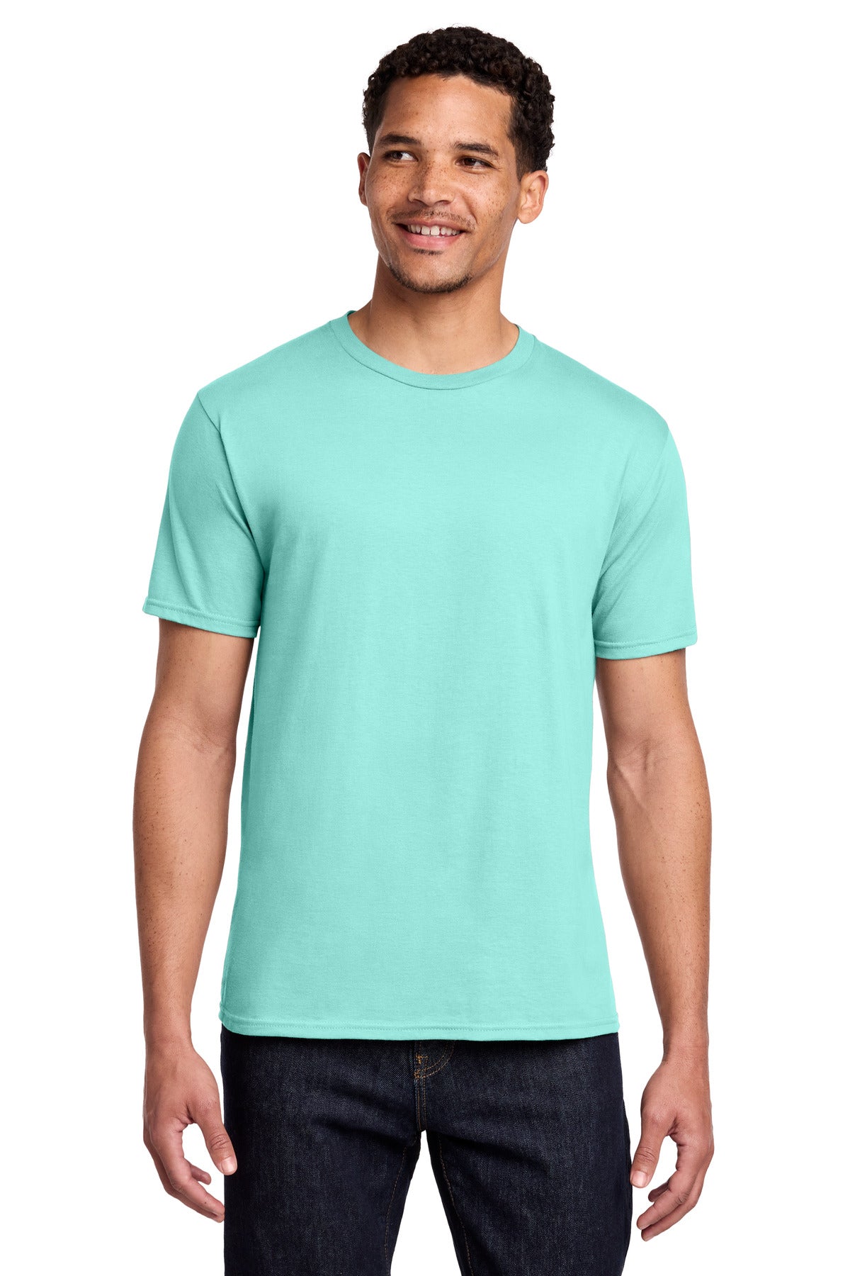 Port & Co Fan Favorite Tee. PC450 - True Celadon