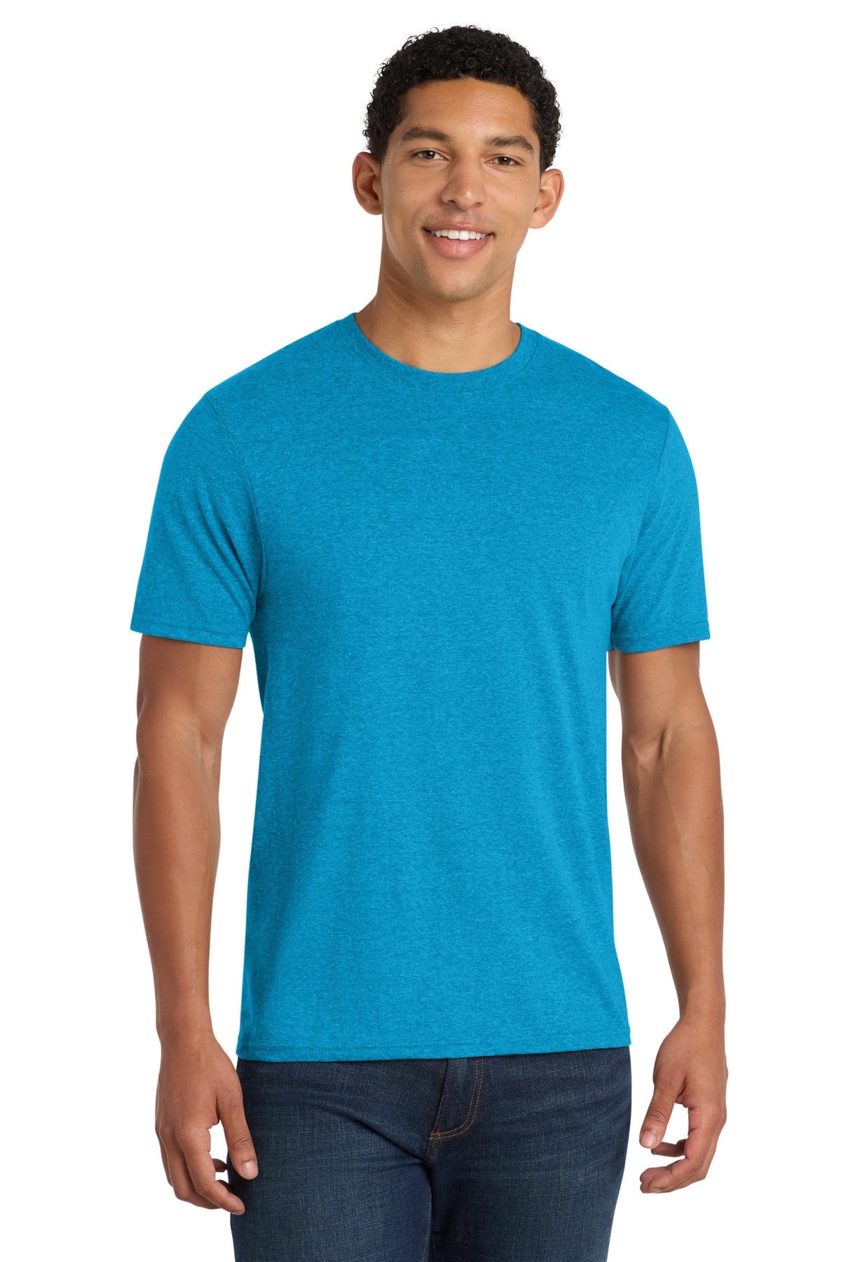 Port & Co Fan Favorite Blend Tee. PC455 - Sapphire Heather