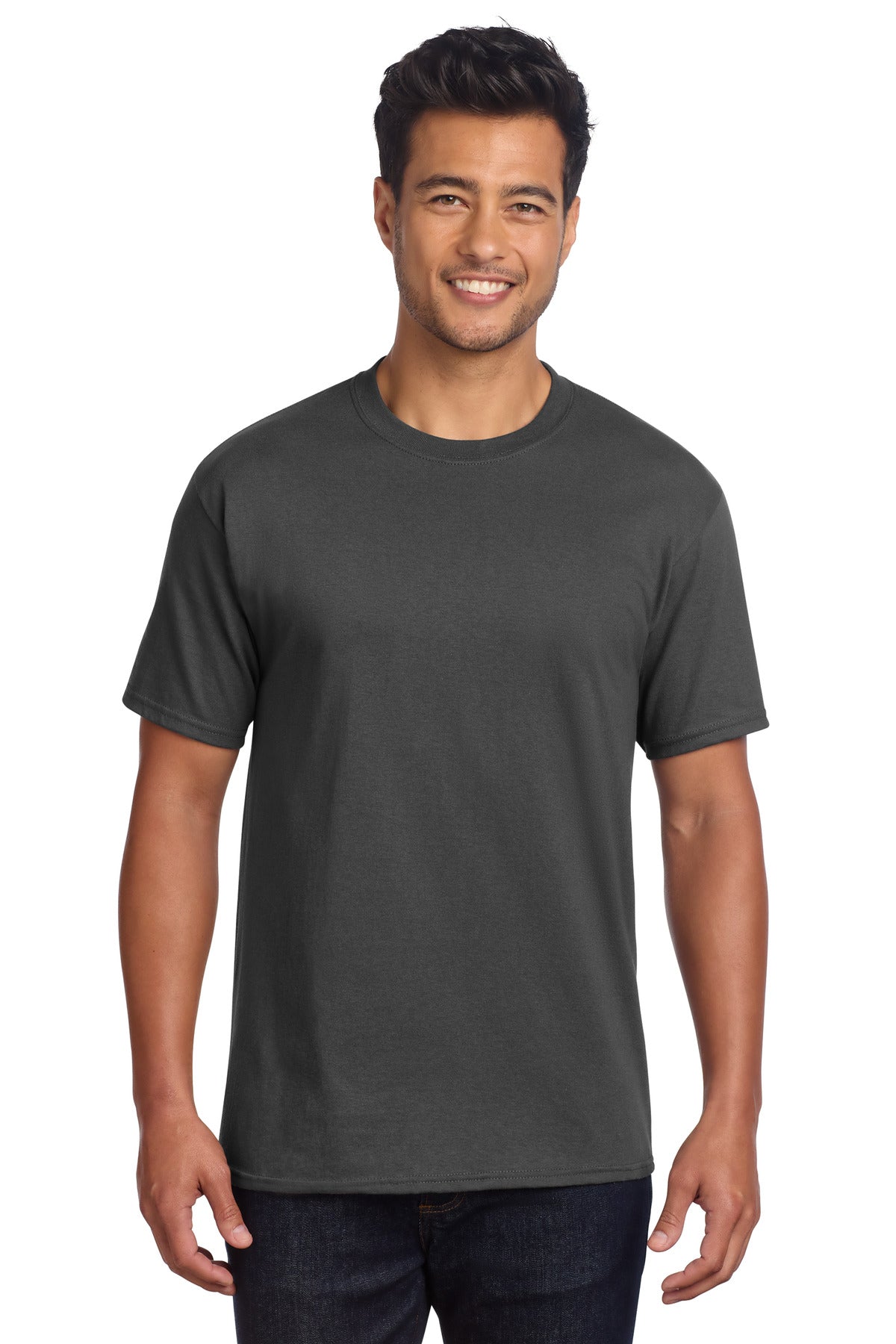 Port & Co Core Cotton DTG Tee PC54DTG - Charcoal