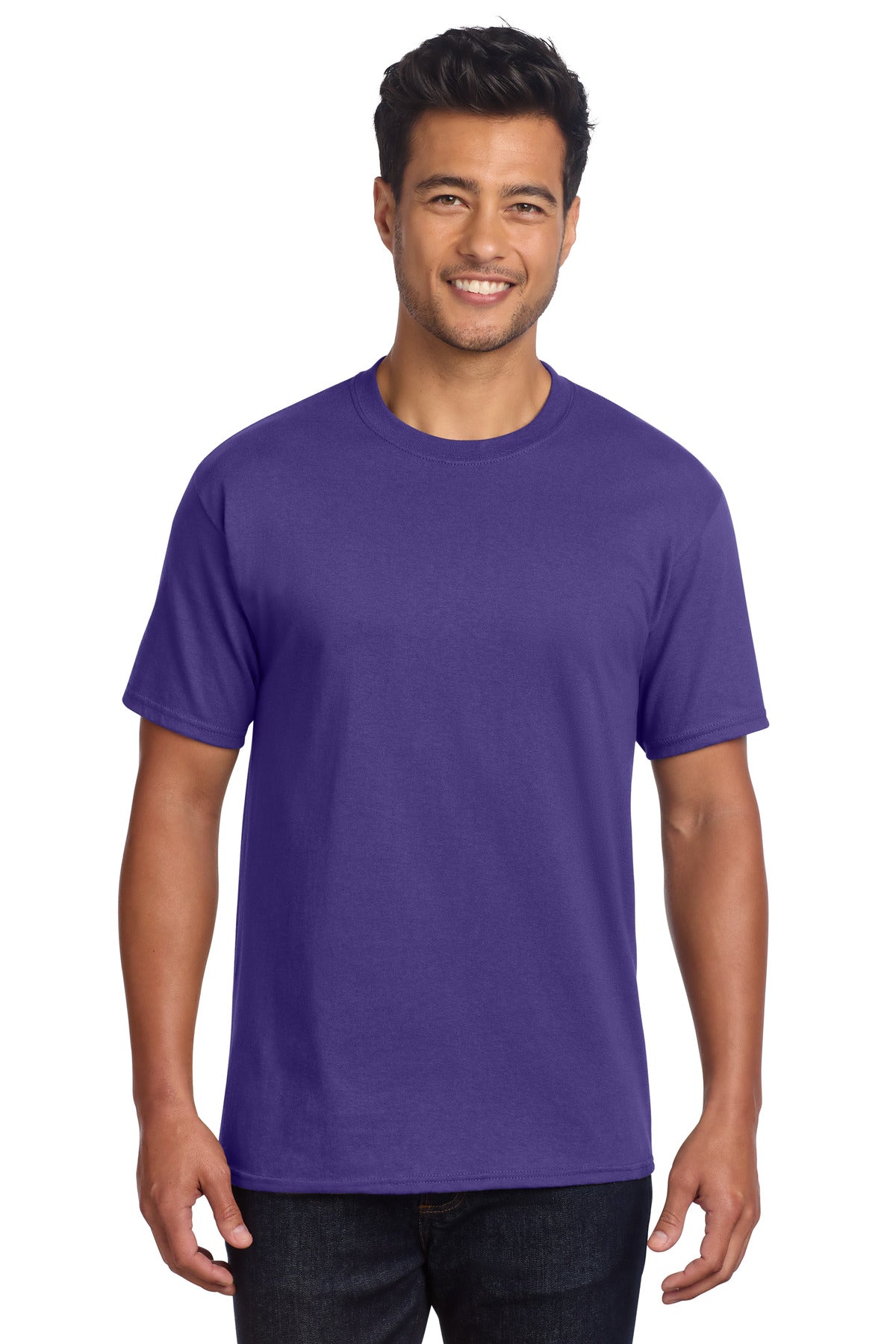 Port & Co Core Cotton DTG Tee PC54DTG - Purple