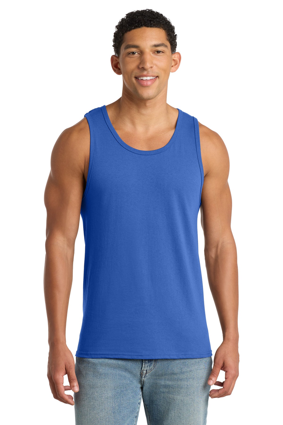 Port & Co Core Cotton Tank Top.  PC54TT - Royal