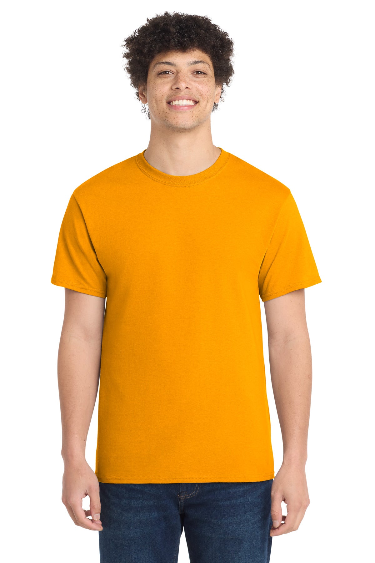 Port & Co Tall Core Cotton Tee PC54T - Gold