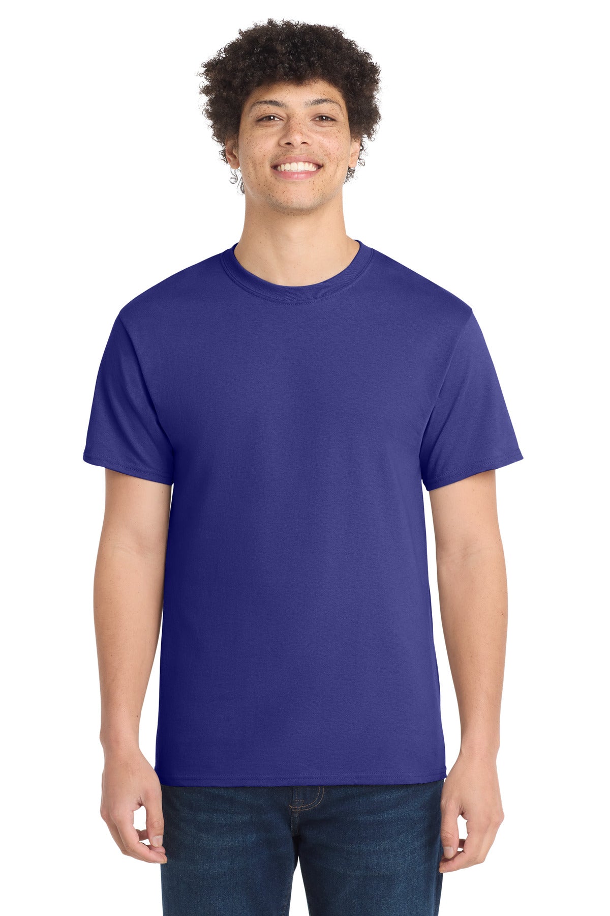 Port & Co Tall Core Cotton Tee PC54T - Purple