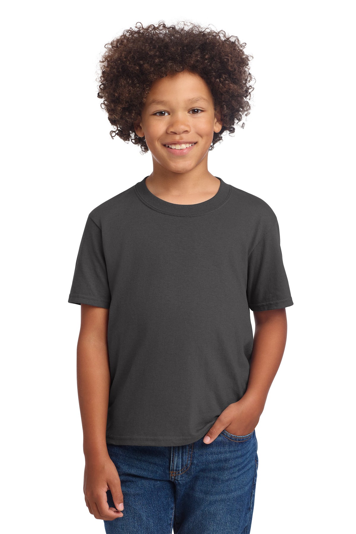 Port & Co Youth Core Cotton DTG Tee