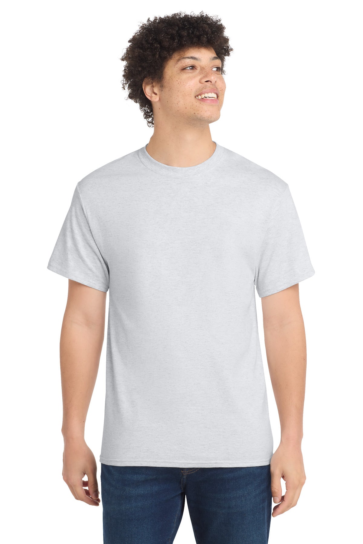 Port & Co Core Cotton Tee. PC54 - Ash