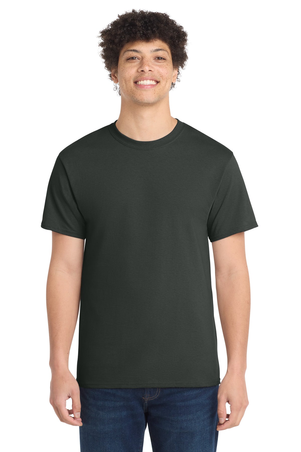 Port & Co Core Cotton Tee. PC54 - Coal Grey