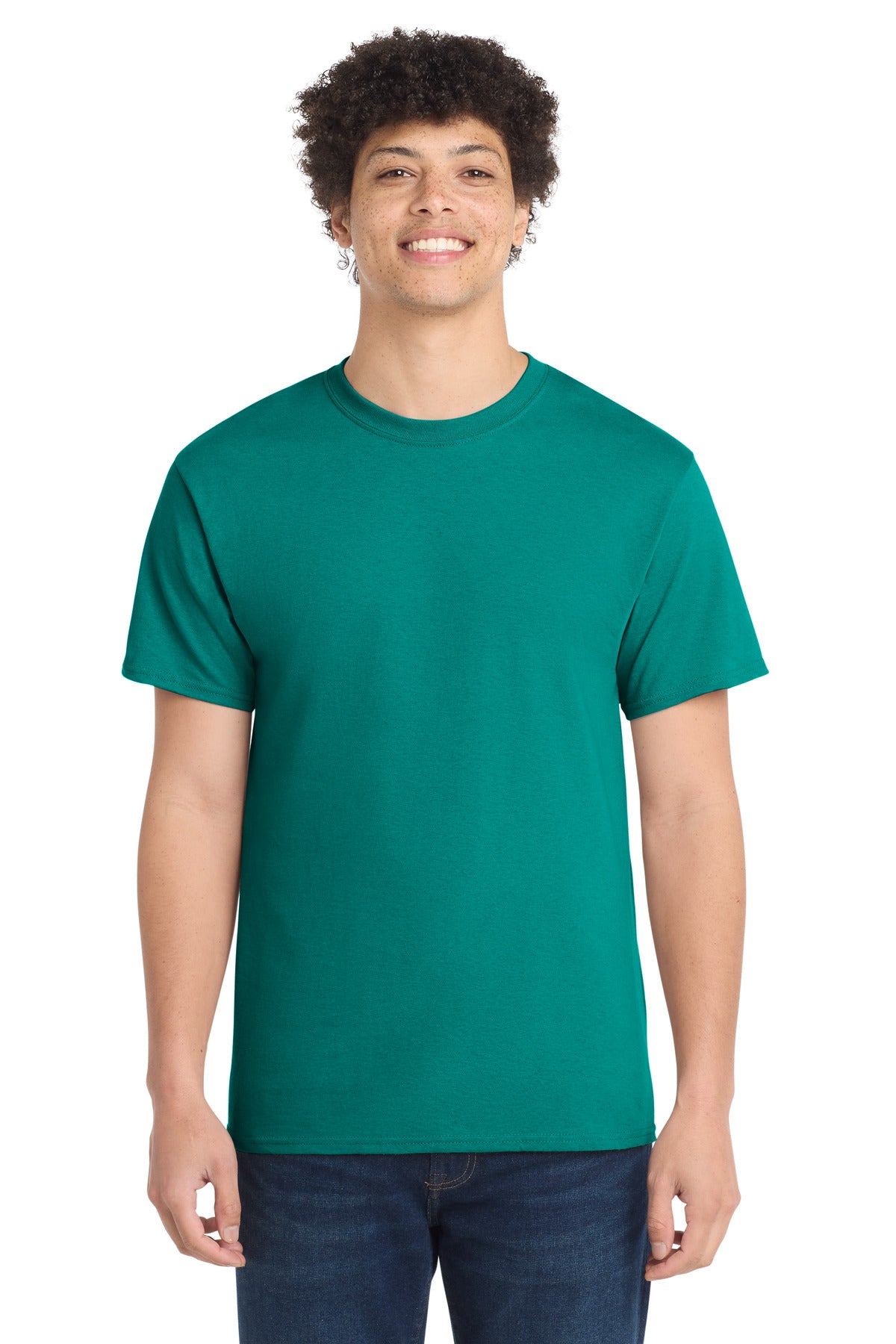 Port & Co Core Cotton Tee. PC54 - Jade Green