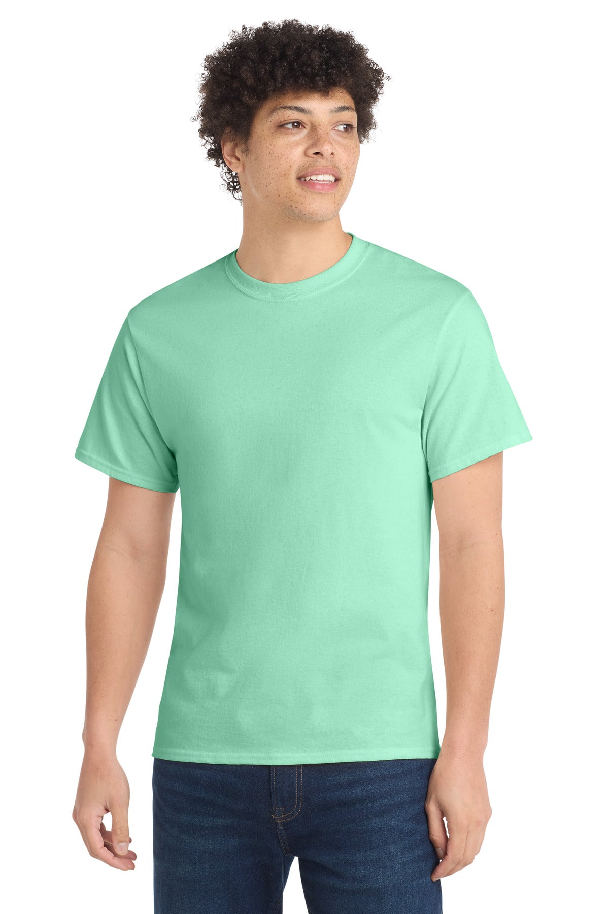 Port & Co Core Cotton Tee. PC54 - Jadeite