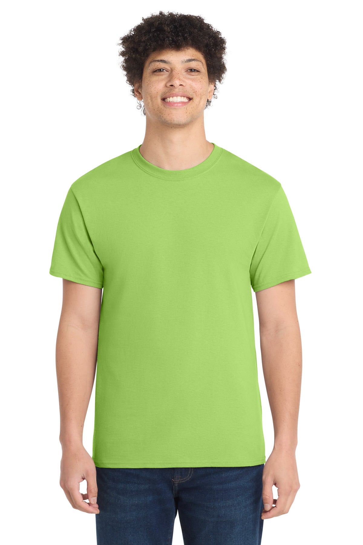 Port & Co Core Cotton Tee. PC54 - Lime