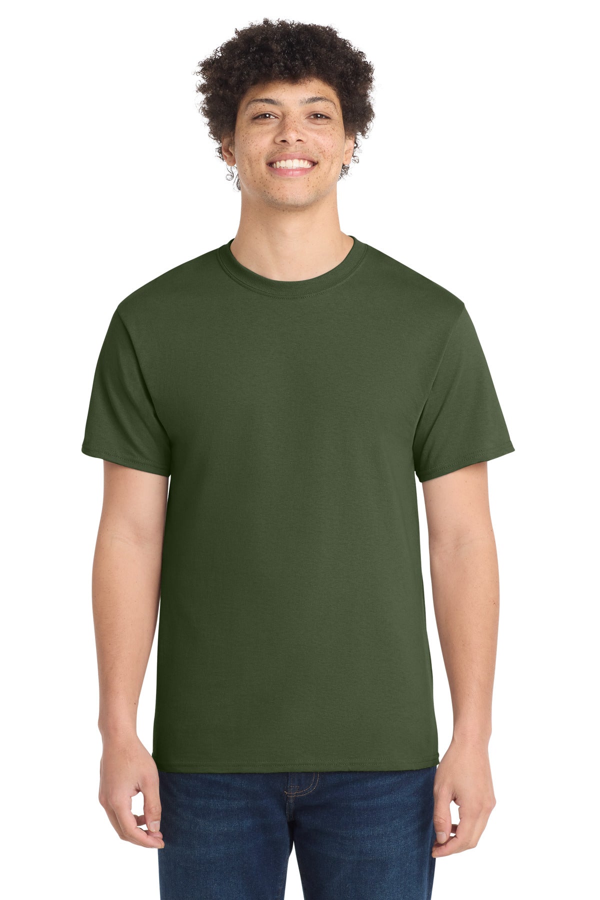 Port & Co Core Cotton Tee. PC54 - Olive