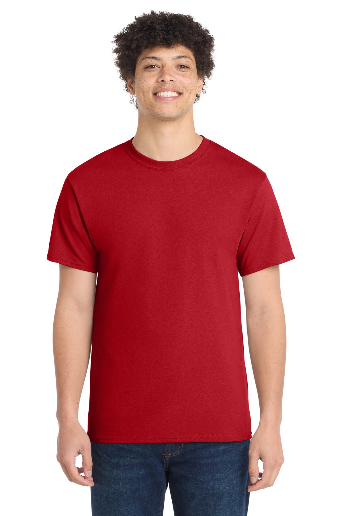 Port & Co Core Cotton Tee. PC54 - Red