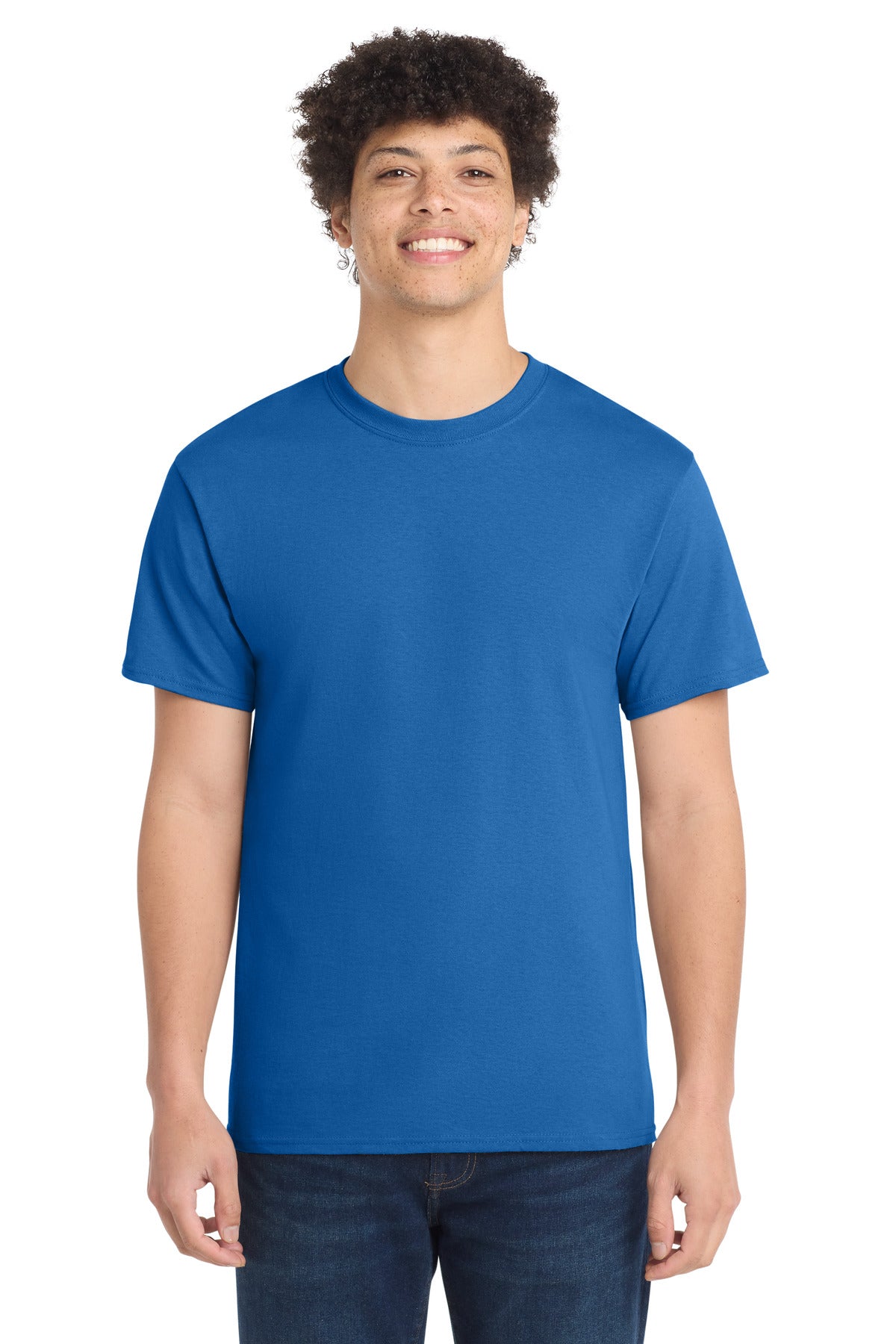Port & Co Core Cotton Tee. PC54 - Royal