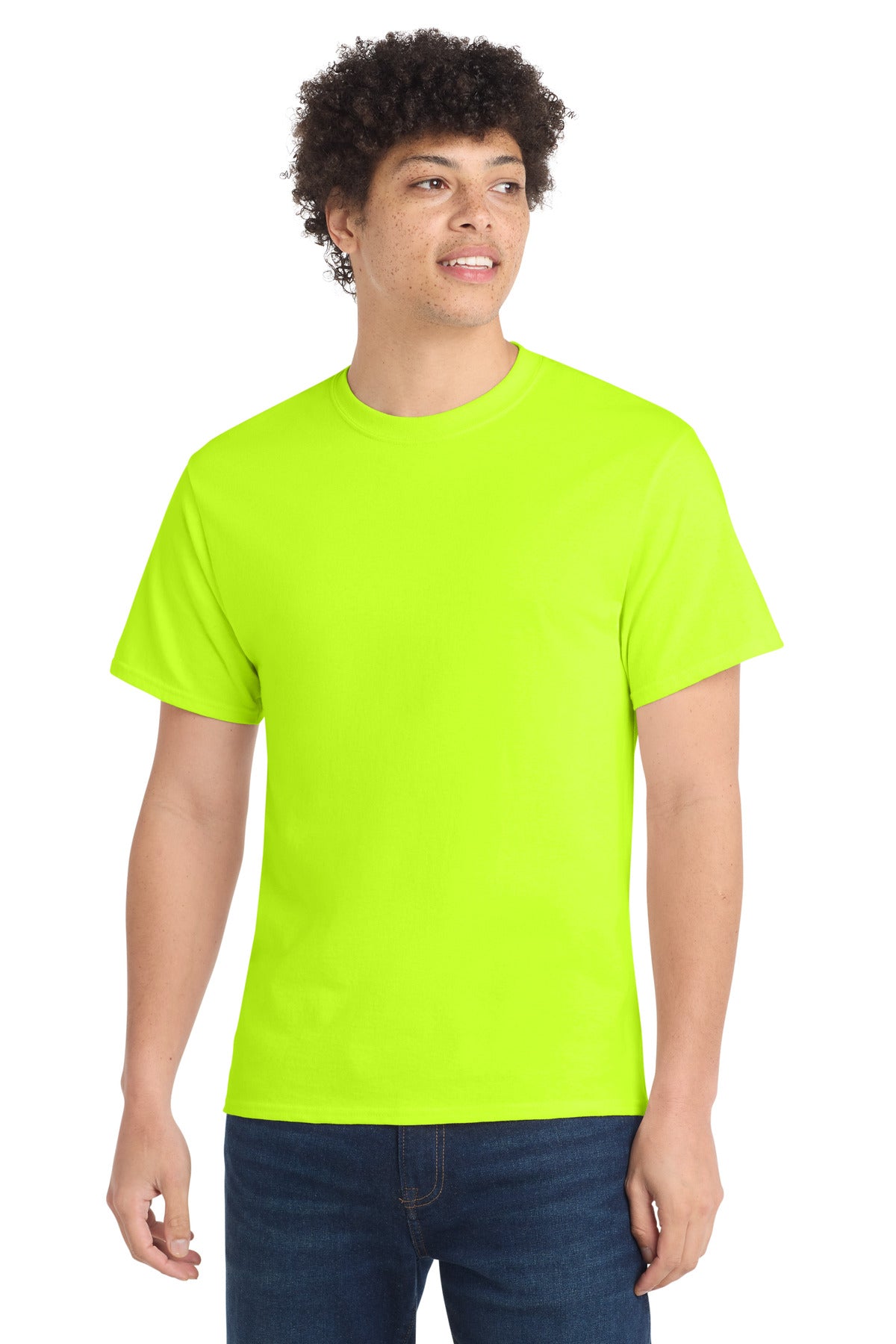 Port & Co Core Cotton Tee. PC54 - S. Green