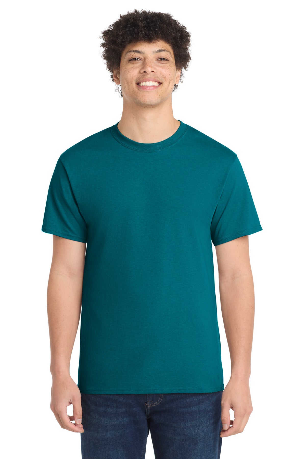 Port & Co Core Cotton Tee. PC54 - Teal