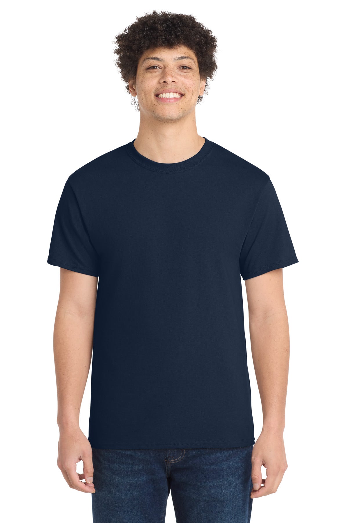 Port & Co Core Cotton Tee. PC54 - True Navy