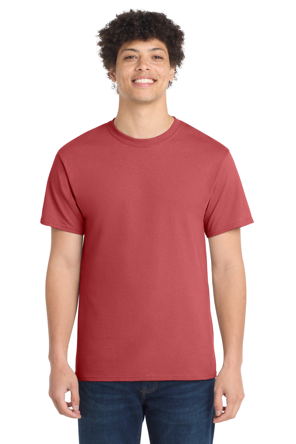 Port & Co Core Cotton Tee. PC54 - Zinnia