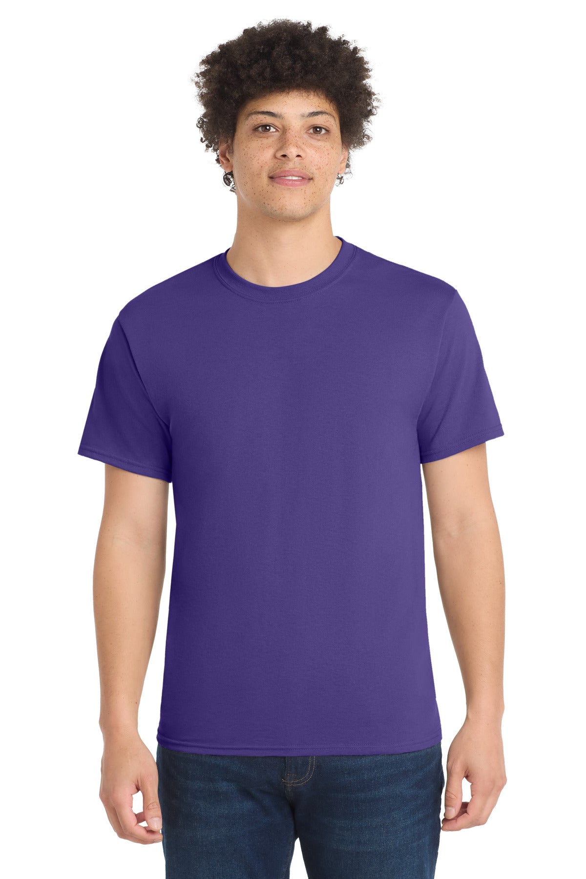 Port & Co Tall Core Blend Tee. PC55T - Purple