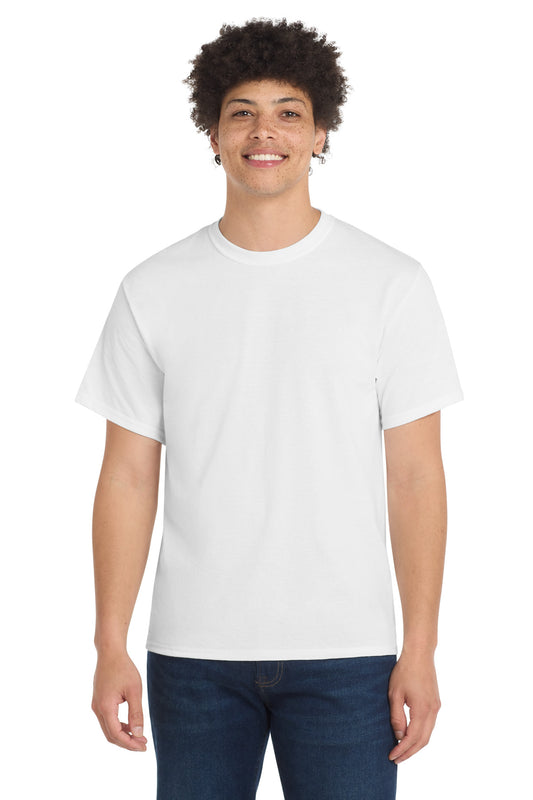Port & Co Tall Core Blend Tee. PC55T - White