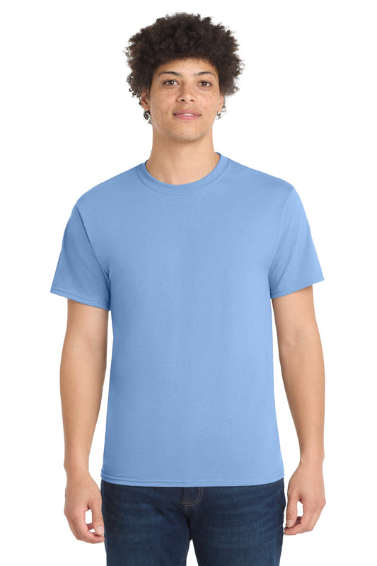Port & Co Core Blend Tee.  PC55 - Light Blue