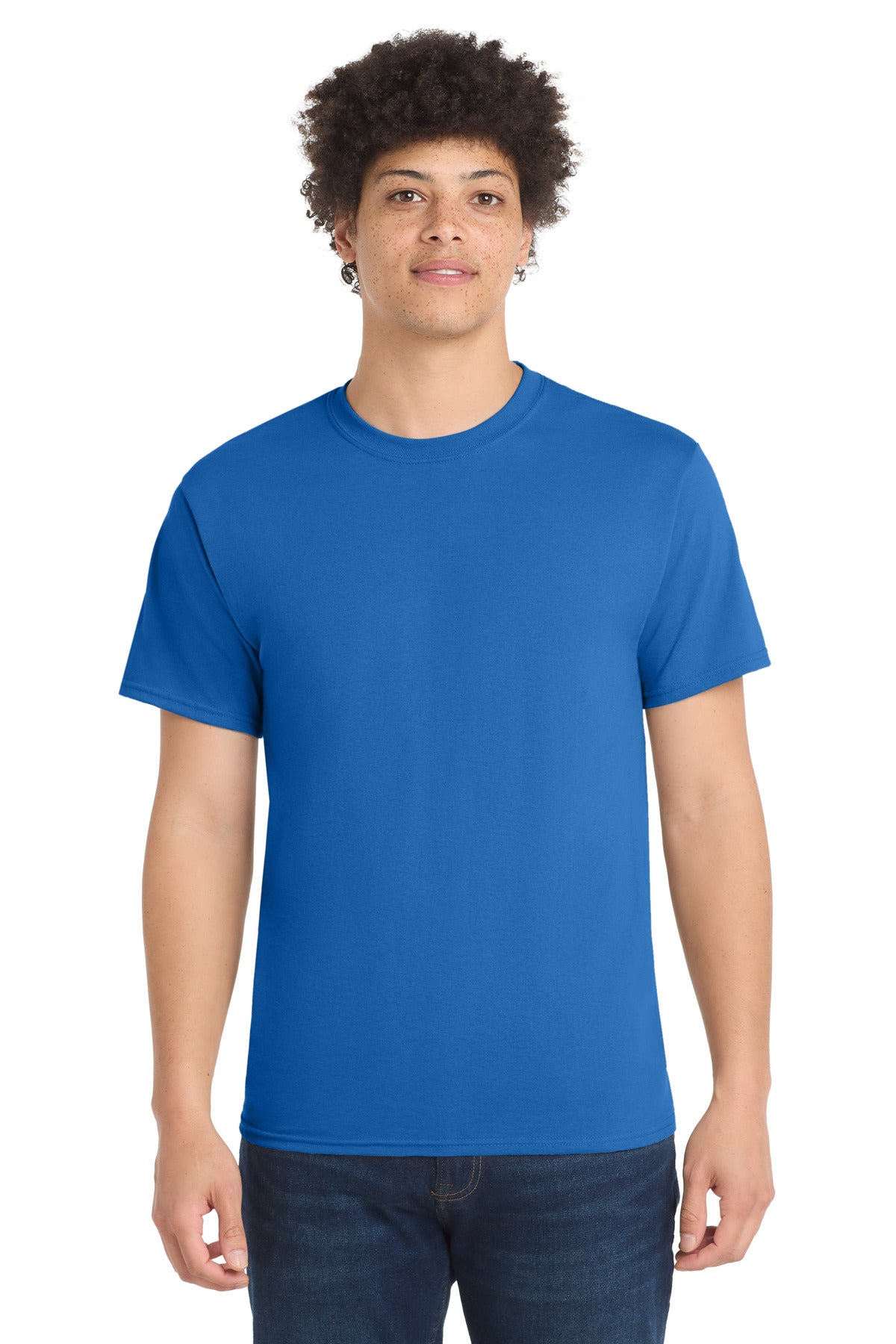 Port & Co Core Blend Tee.  PC55 - Royal