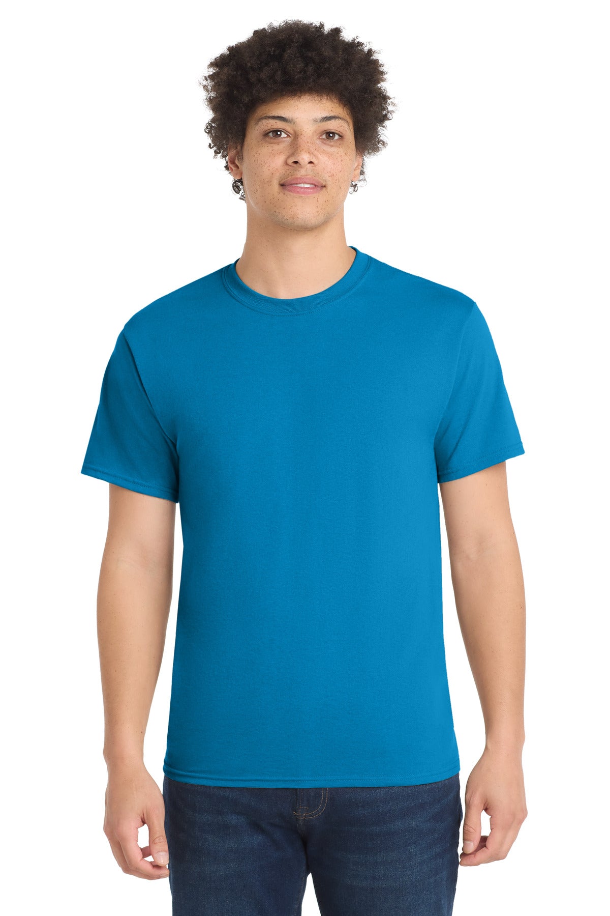Port & Co Tall Core Blend Tee. PC55T - Sapphire