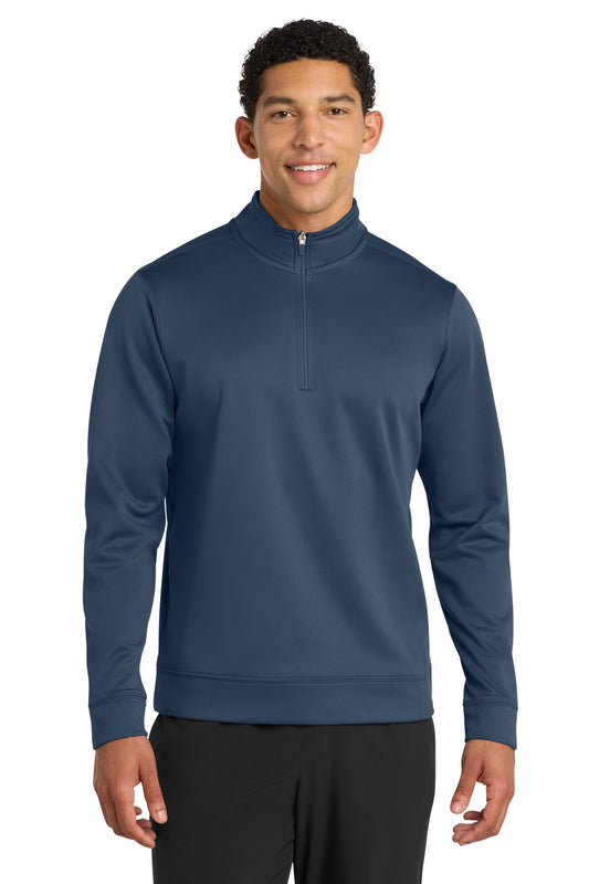 Port & Co Performance Fleece 1/4-Zip Pullover Sweatshirt. PC590Q - Deep Navy