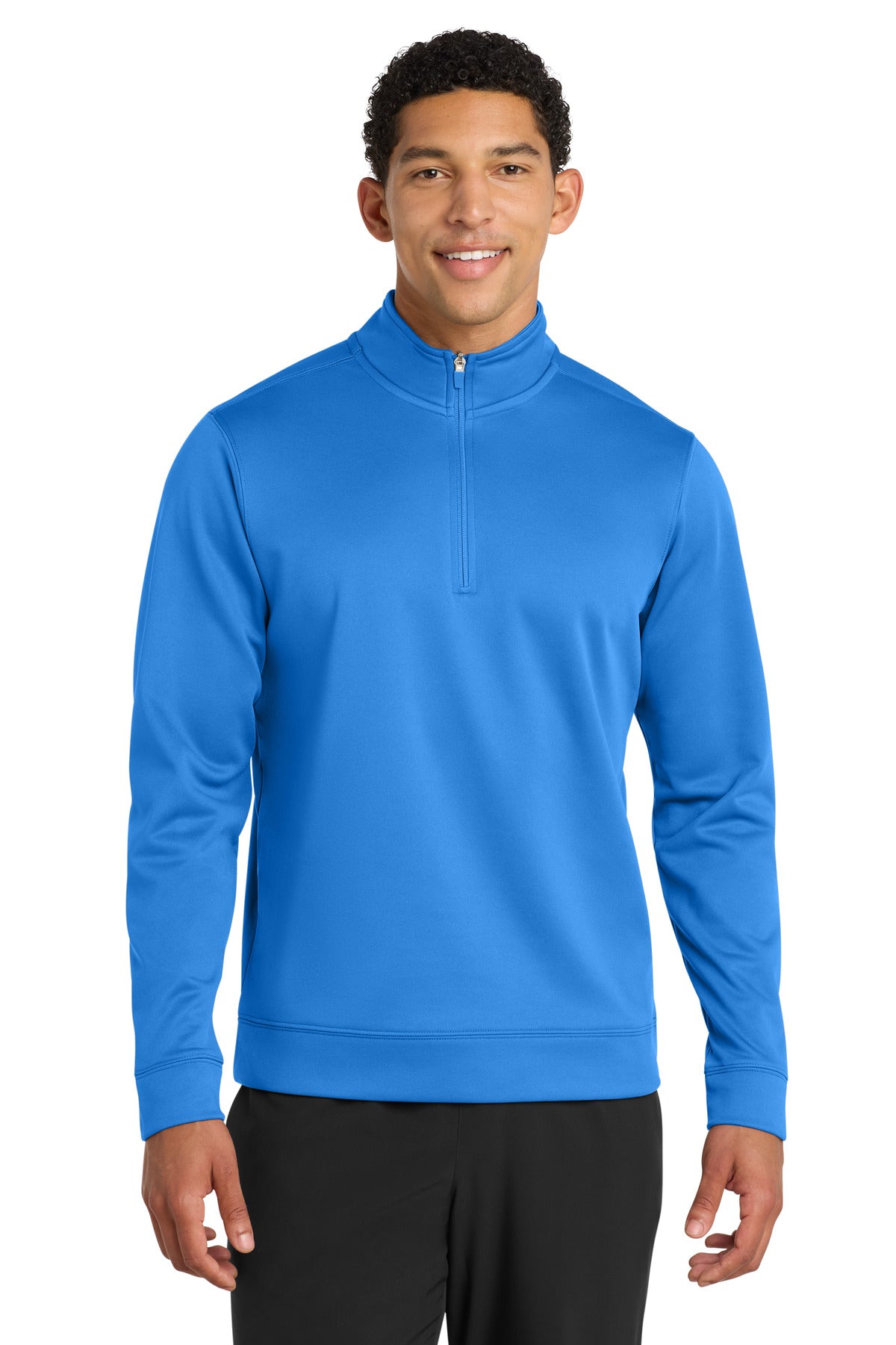 Port & Co Performance Fleece 1/4-Zip Pullover Sweatshirt. PC590Q - Royal