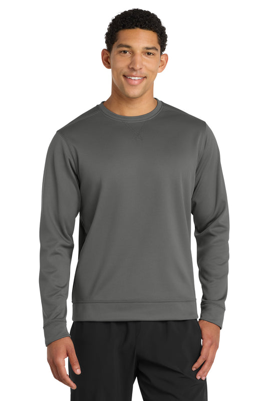 Port & Co Performance Fleece Crewneck Sweatshirt. PC590 - Charcoal