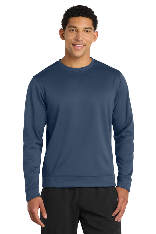 Port & Co Performance Fleece Crewneck Sweatshirt. PC590 - Deep Navy