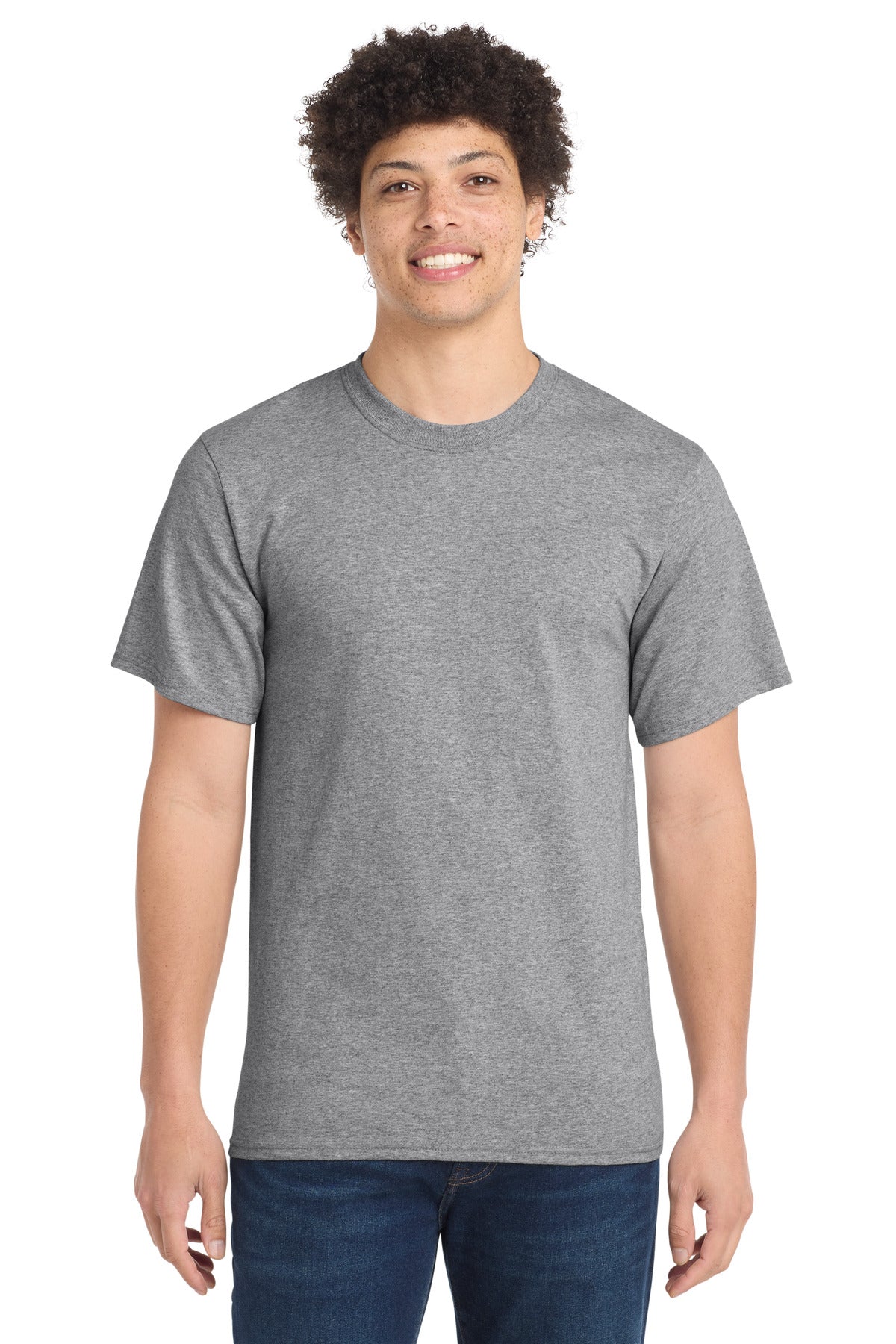 Port & Co Tall Essential Tee.  PC61T - Athletic Heather