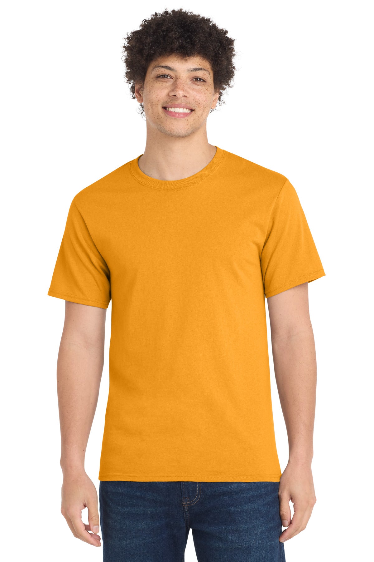 Port & Co Essential Tee. PC61 - Gold
