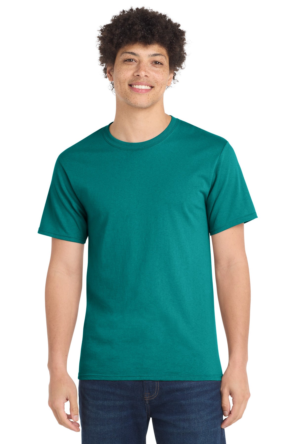 Port & Co Essential Tee. PC61 - Jade Green