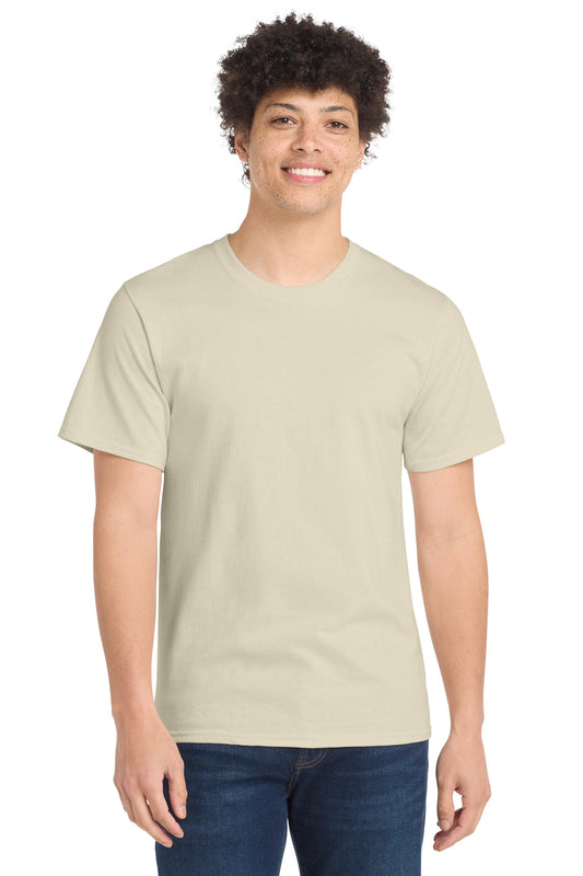 Port & Co Essential Tee. PC61 - Natural