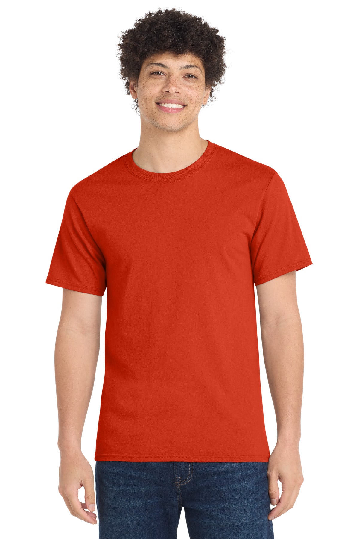 Port & Co Essential Tee. PC61 - Orange