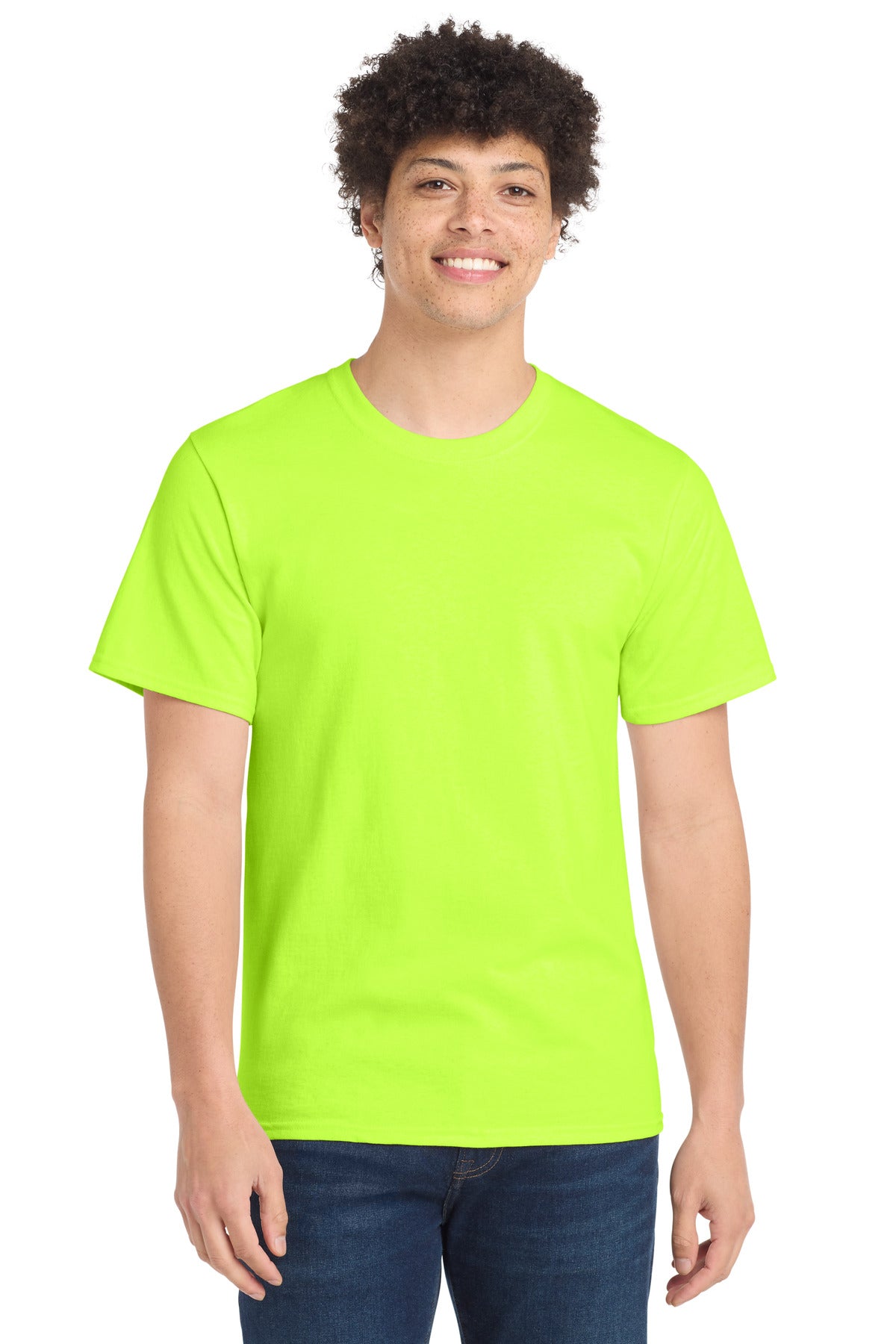 Port & Co Essential Tee. PC61 - S. Green