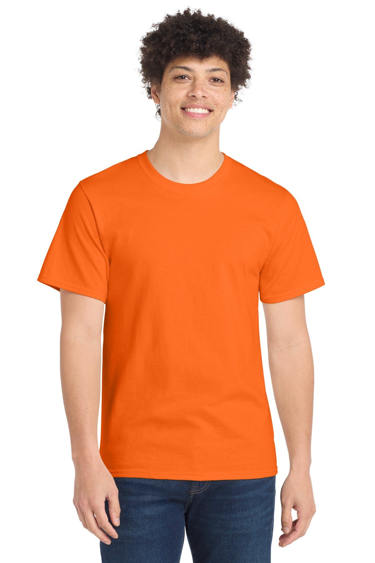 Port & Co Essential Tee. PC61 - S. Orange
