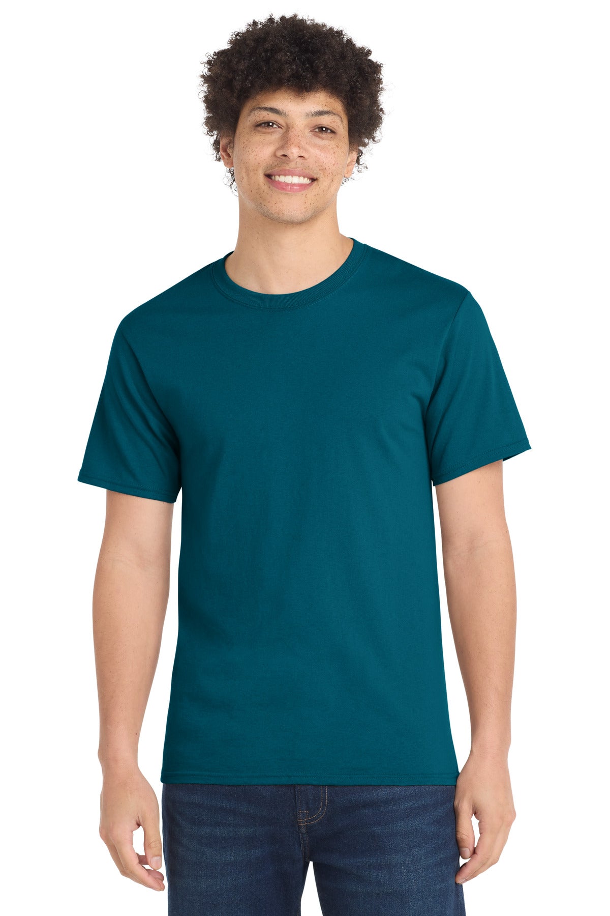 Port & Co Essential Tee. PC61 - Teal