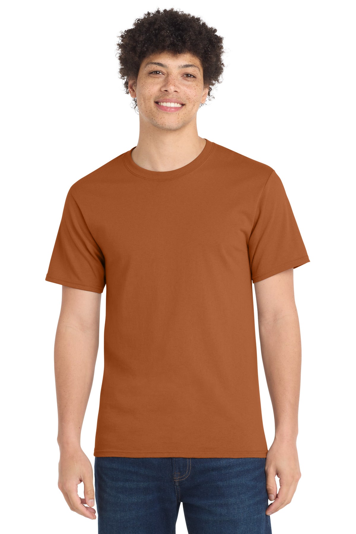 Port & Co Essential Tee. PC61 - Texas Orange