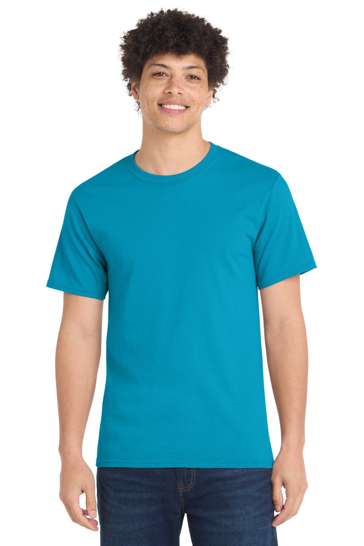 Port & Co Essential Tee. PC61 - Turquoise