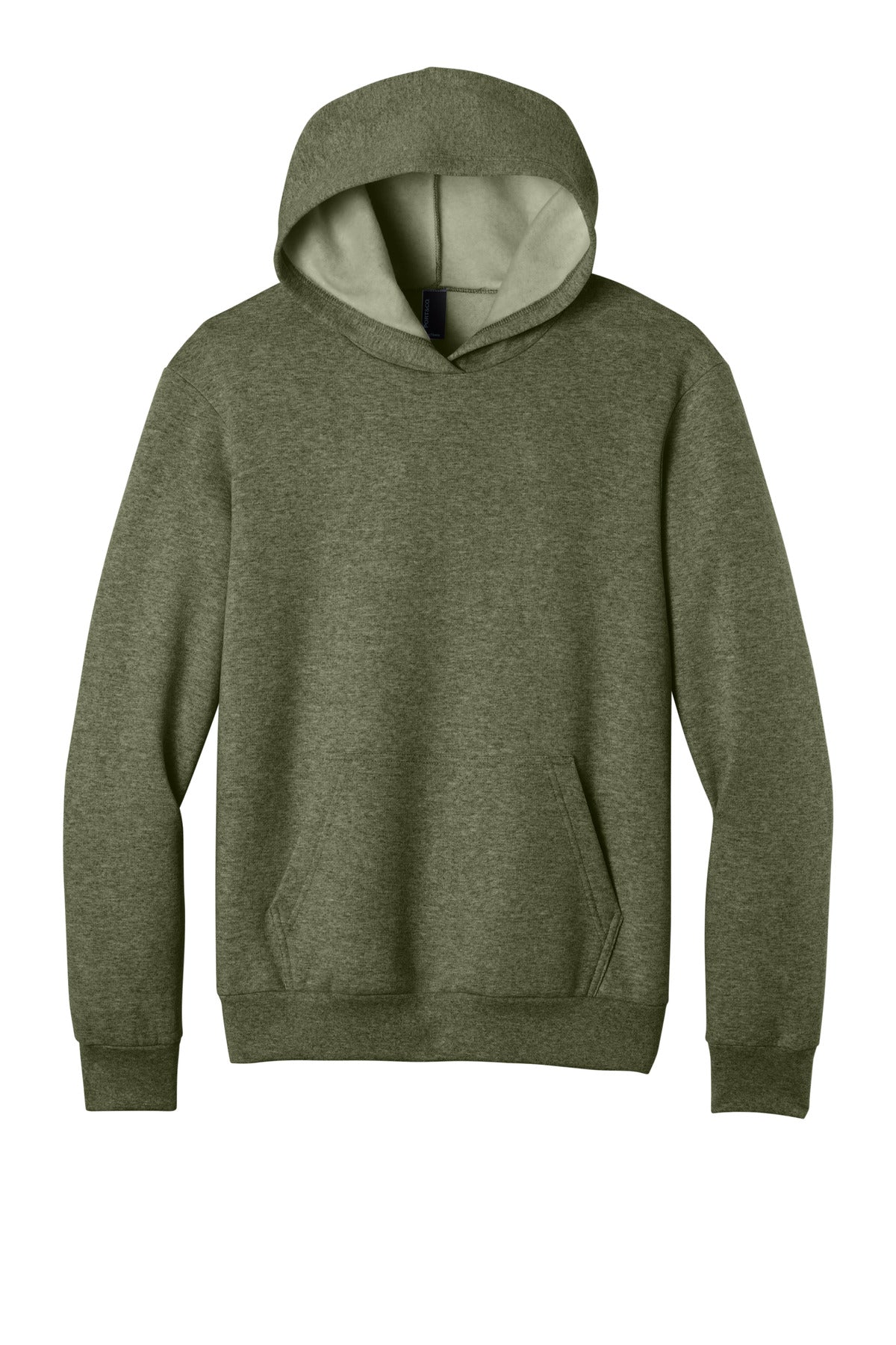 Port & Co Easy Fleece Pullover Hooded Sweatshirt PC68H - Olive Drab Green Heather