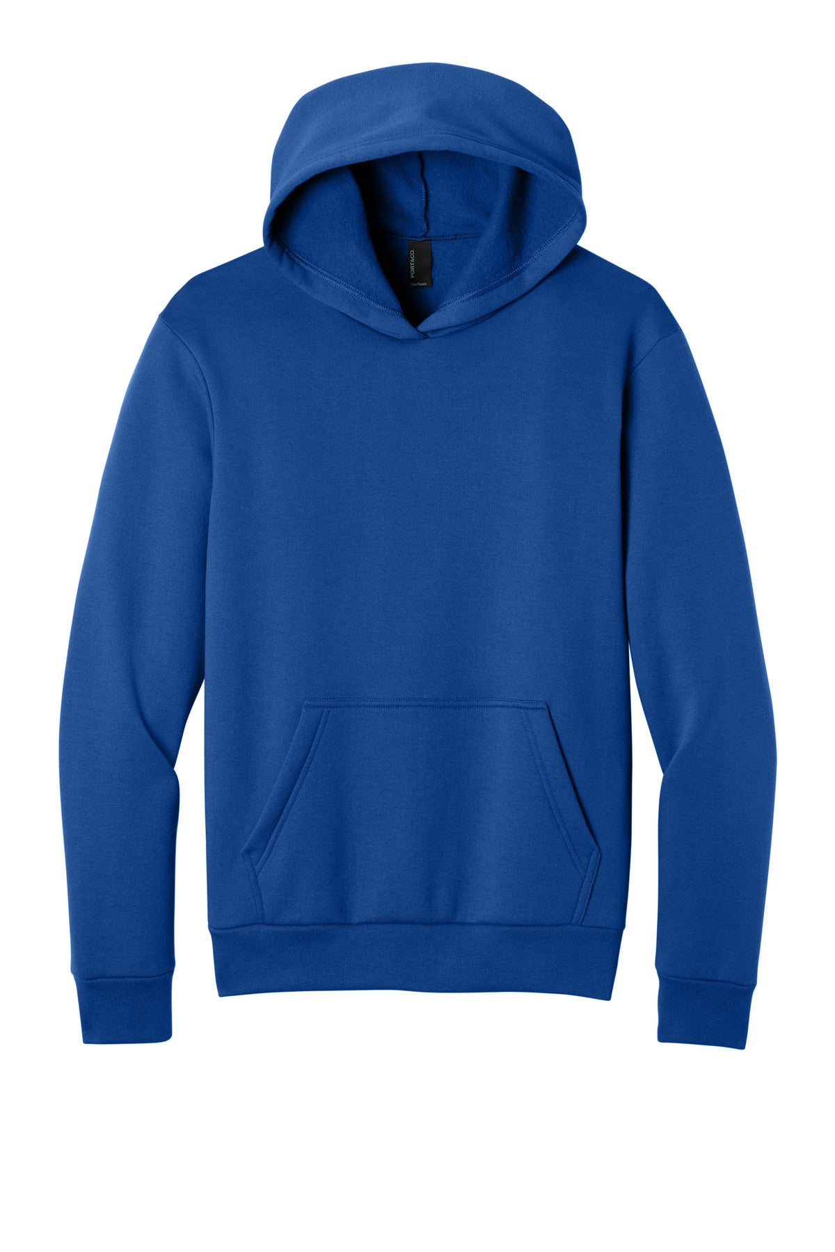 Port & Co Easy Fleece Pullover Hooded Sweatshirt PC68H - True Royal
