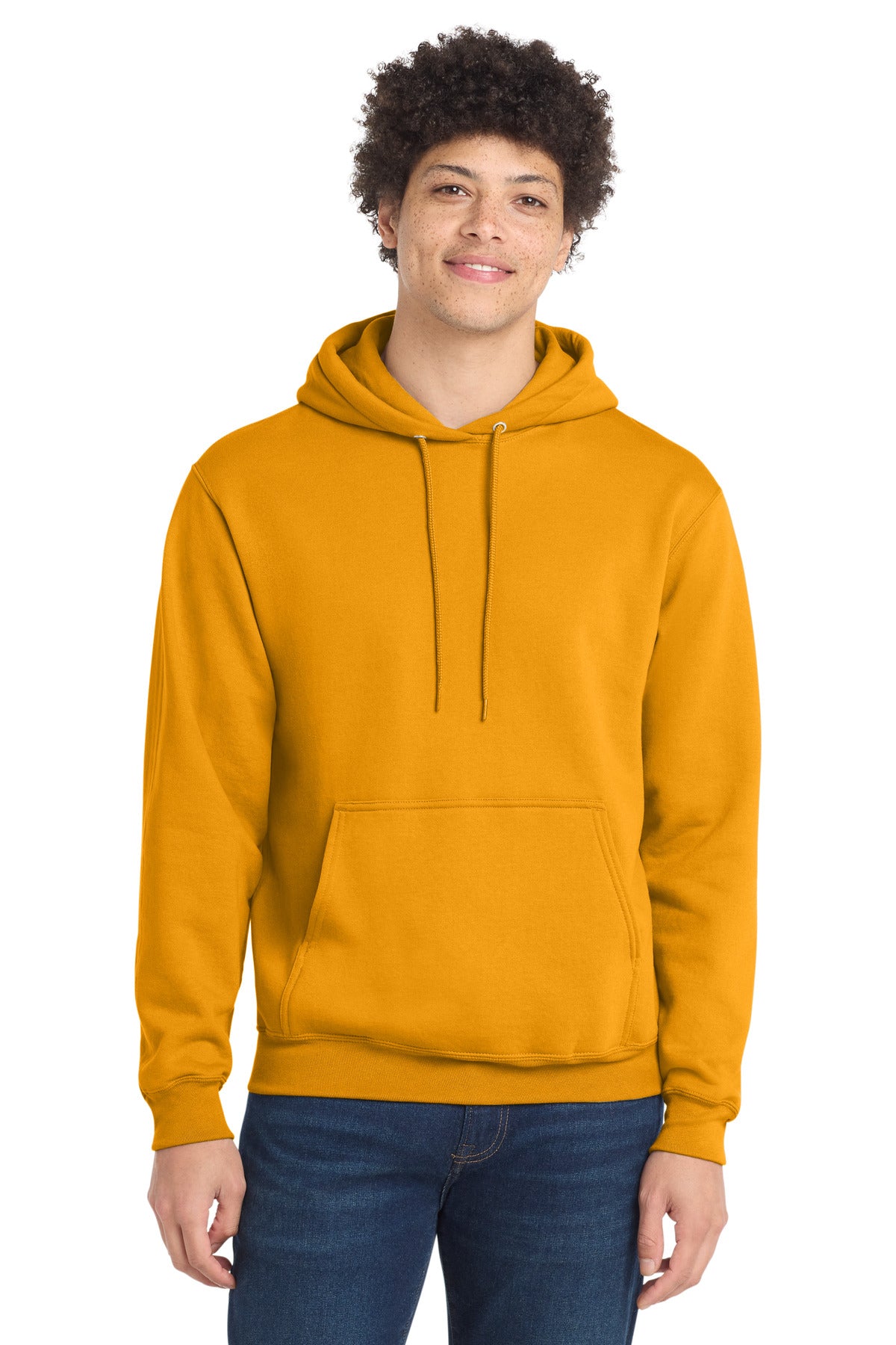 Port & Co Core Fleece Pullover Hooded Sweatshirt. PC78H - Gold