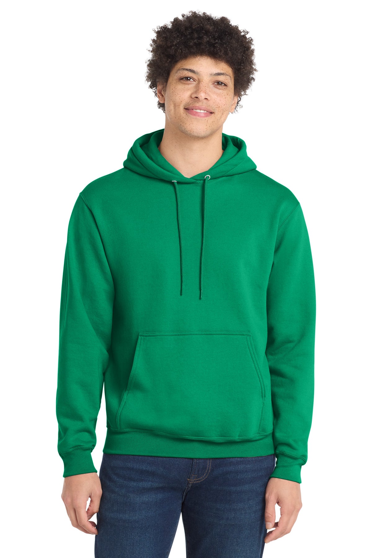 Port & Co Core Fleece Pullover Hooded Sweatshirt. PC78H - Kelly