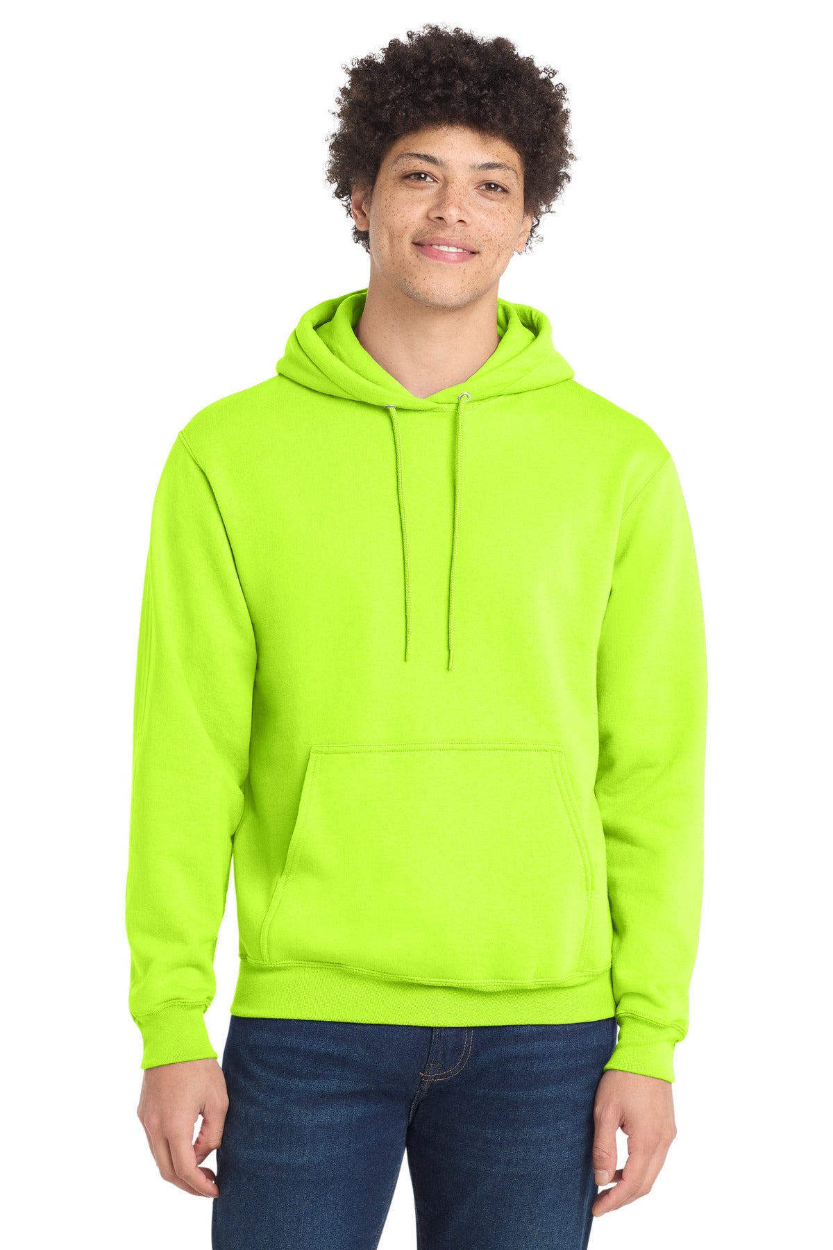 Port & Co Core Fleece Pullover Hooded Sweatshirt. PC78H - S. Green