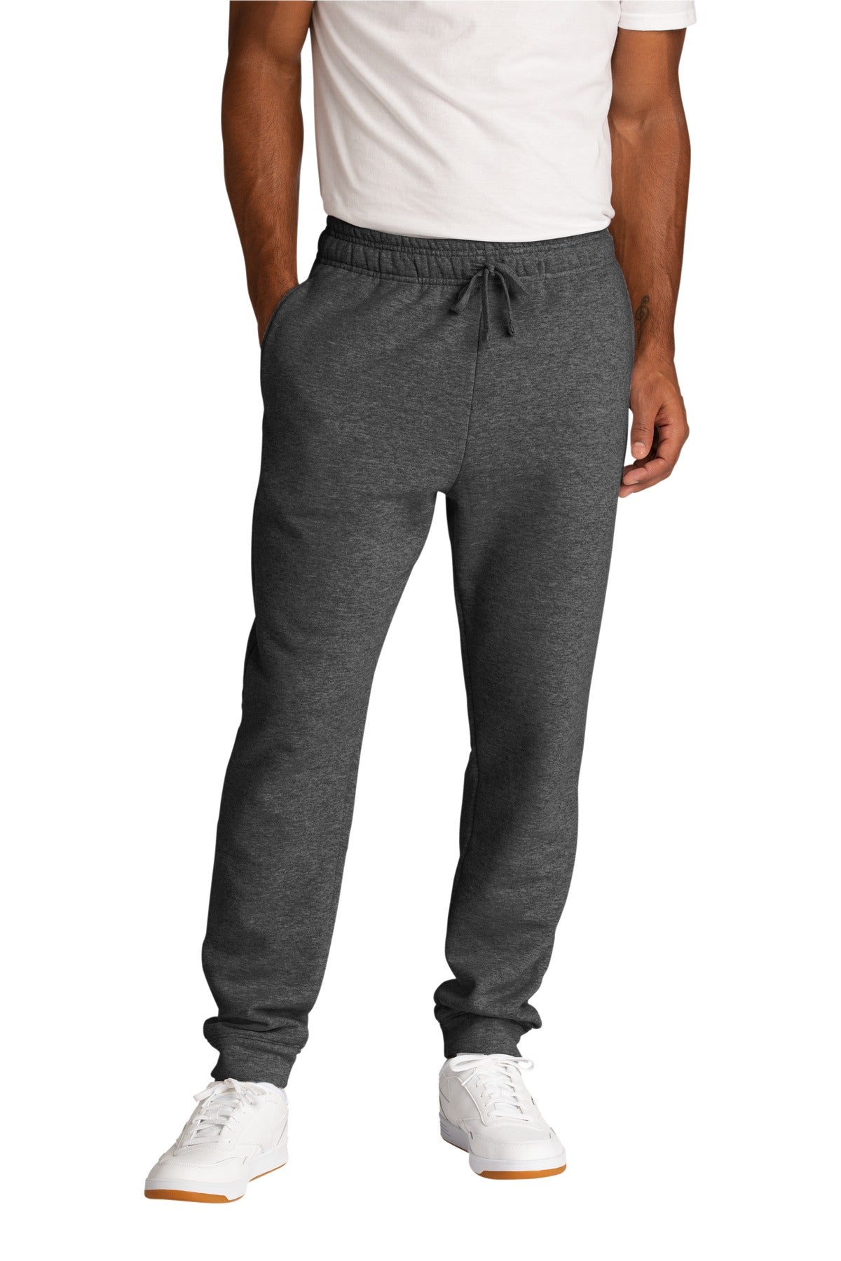 Port & Co Core Fleece Jogger. PC78J - Dark Heather Grey